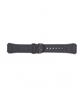 Casio 10057292 black rubber strap AQ-E10-1B, AQ-E10-1E1, AQ-E10-1E2, AQ-E10-7E, F-E10-1A, F-E10-1B, F-E10G-1A