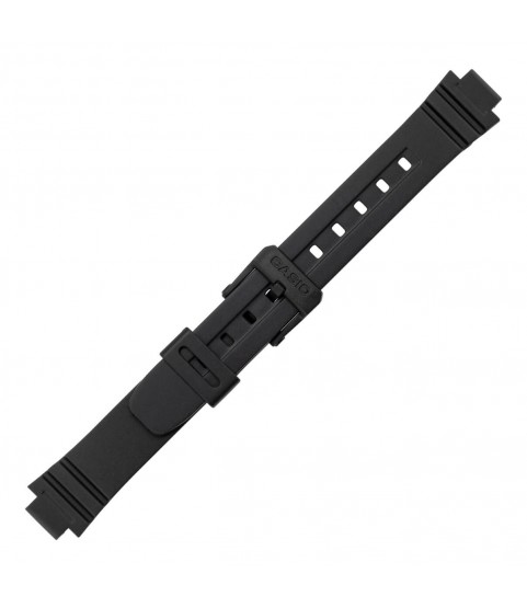 Casio 10393847 10 mm watch black strap LA-20WH-1A, LA-20WH-1B, LA-20WH-1C, LA-20WH-4A, LA-20WH-9A
