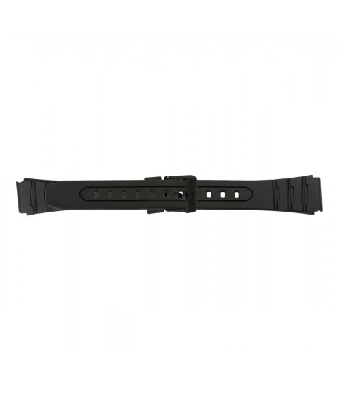 Casio 10421384 black rubber strap W-202-1AV 18 mm