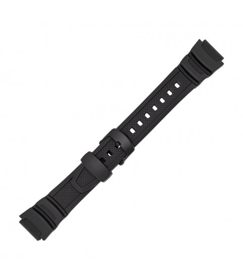 Casio plastic black watch strap 10360831 for WS-210H*, 18 mm