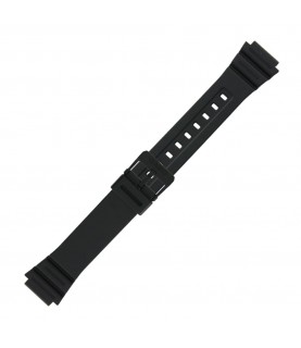 Casio plastic black watch strap 10365960 for AE-1200, AE-1300, F-108, W-216H, 18 mm Casio plastic black watch strap 10365960 for AE-1200, AE-1300, F-108, W-216H, 18 mm