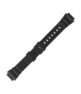 Casio plastic black watch strap 10393907 for MRW-200H, MRW-200H-1EVEF, 18 mm