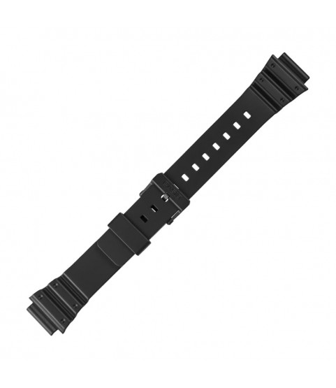 Casio plastic black watch strap 10393907 for MRW-200H, MRW-200H-1EVEF, 18 mm