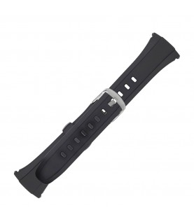 Casio plastic black watch strap 10408444 for WVA-M640, WVA-M650, WVQ-M410, 20 mm