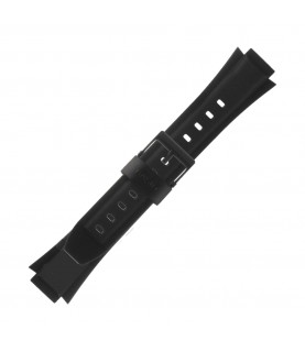 Casio plastic black watch strap 10572288 for LX-610, MW-600, 15 mm