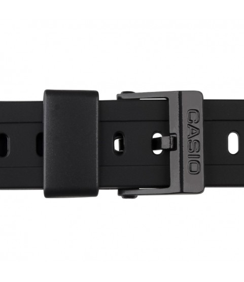 Casio plastic black watch strap 71604816 for W-59, W-59-1VD 18 mm