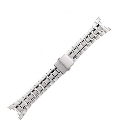 Casio stainless steel silver watch bracelet 10468317 for EF-304D, 14 mm