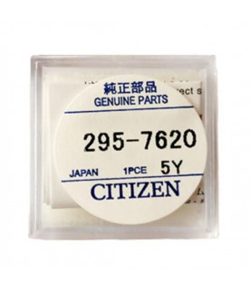 Citizen capacitor battery for Eco-Drive watches line 295-762 (295-7620), Battery type: CTL621, CTL621F, Diameter: Ø 6,8 mm
