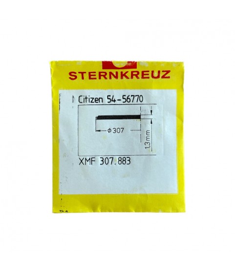 Citizen 54-56770 mineral crystal glass special flat (XMF) part XMF307883