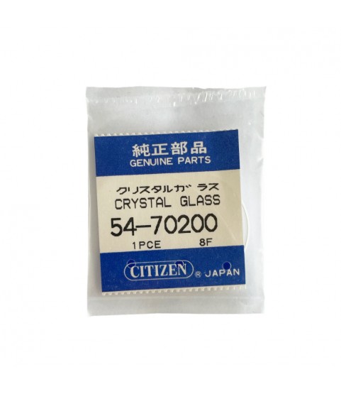Citizen 54-70200 mineral crystal glass special flat (XMF) part XMF307884
