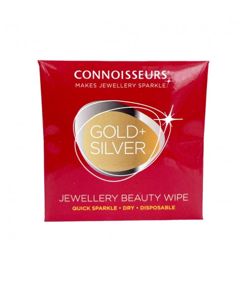 Connoisseurs Jewelry Dry Disposable Wipe for gold and silver