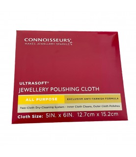 Connoisseurs Ultrasoft Jewellery Polishing Cloth CONN1057 Connoisseurs Ultrasoft Jewellery Polishing Cloth CONN1057