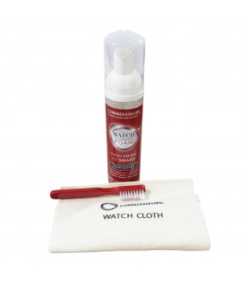 Connoisseurs Watch Cleansing Foam + Polish Cloth + Brush CONN789 Connoisseurs Watch Cleansing Foam + Polish Cloth + Brush CONN789