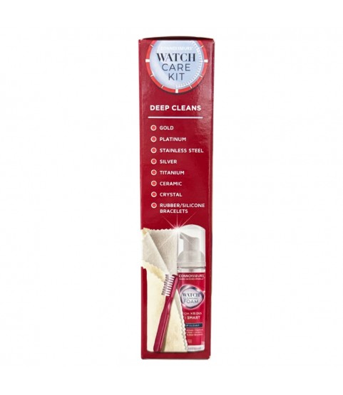 Connoisseurs Watch Cleansing Foam + Polish Cloth + Brush CONN789