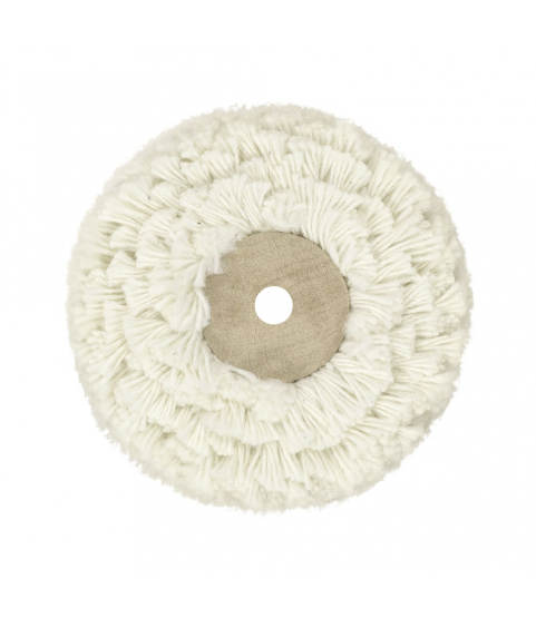 Cotton polishing wheel with wooden centre 80 x 40 mm
