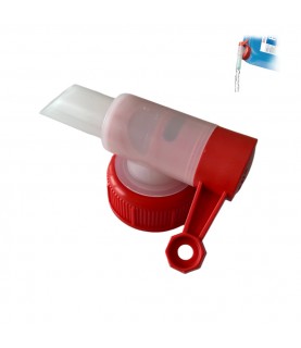 Dispensing valve suitable for 5 liter canister