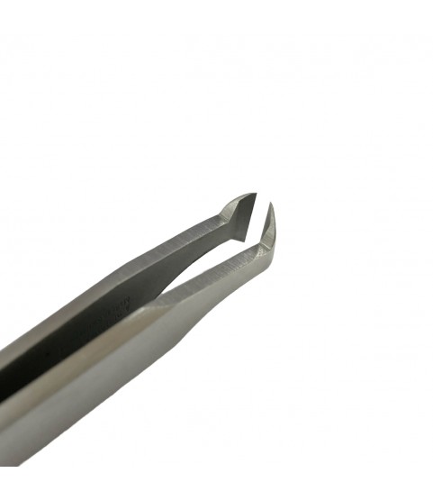 Dumont carbon steel tweezer type 15A, for cutting hairsprings 115 mm Dumont carbon steel tweezer type 15A, for cutting hairsprings 115 mm
