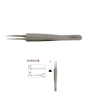 Dumont Dumoxel #5 antimagnetic tweezers 110 mm Dumont Dumoxel #5 antimagnetic tweezers 110 mm