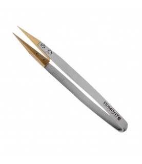 Dumont Dumoxel tweezer 159 with wooden tips for scratch-sensitive components 110 mm Dumont Dumoxel tweezer 159 with wooden tips for scratch-sensitive components 110 mm
