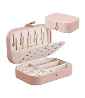 Elegant and Spacious Jewellery Box Organiser – Casket for All Your Jewellery Needs Pink