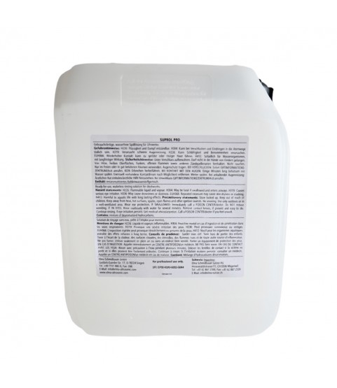 Elma Suprol Pro rinsing solution for watches and clocks, apparatuses, technical appliances and movements 5l
