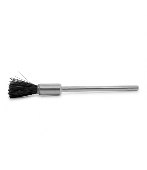 End brush, Chungking bristles, black, Ø 5 x 8 mm, HP-shank