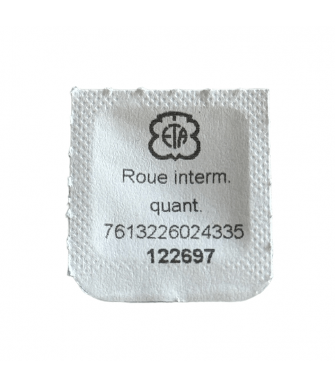 ETA 2000, 2000-1, 2004-1 intermediate date wheel part 2543