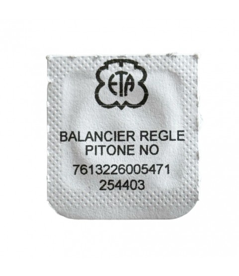 ETA 2890,2892-2,2893-1,2894-2,2895-2, 2897, 2892A2 balance complete part 721 254403