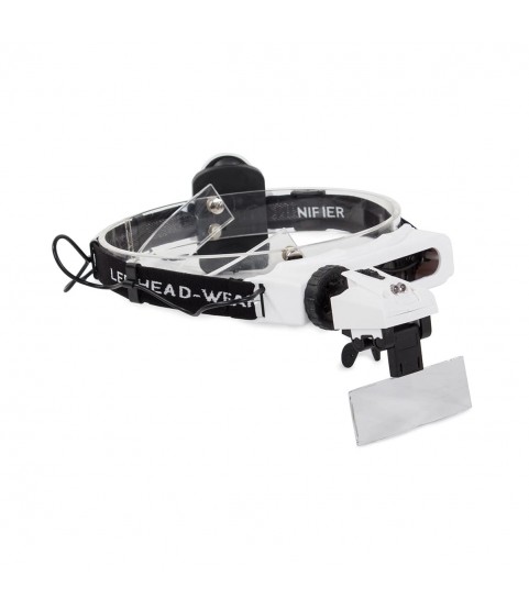 Eyeglasses and loupe lens with LED light 1x, 1.5x, 2x, 2.5x, 3.5x, 5x, 8x and 20x