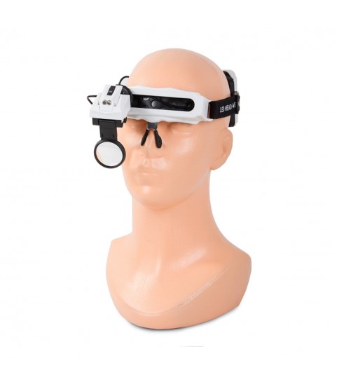Eyeglasses and loupe lens with LED light 1x, 1.5x, 2x, 2.5x, 3.5x, 5x, 8x and 20x