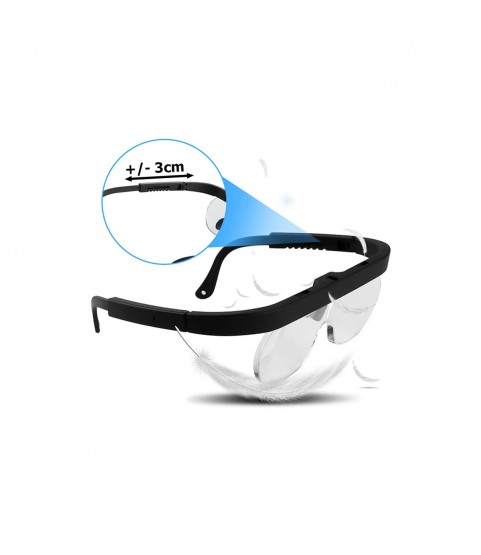 Eyeglasses with exchangeable lens for jewellers and watchmakers 1.5x, 2.5x and 3.5x
