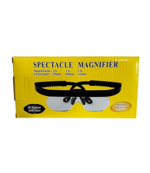 Eyeglasses with exchangeable lens for jewellers and watchmakers 1.5x, 2.5x and 3.5x