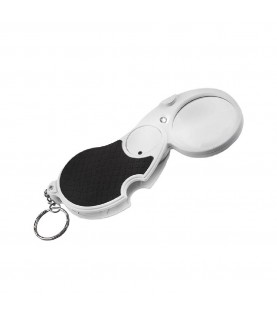 Folding magnifying glass pocket magnifying glass led x4
