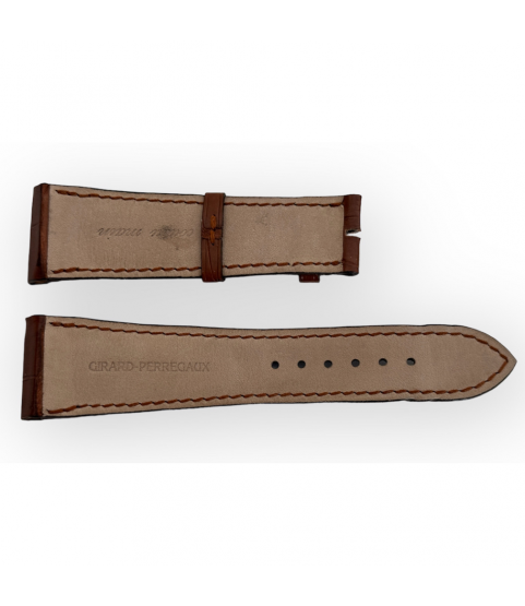 Girard-Perregaux dark brown watch leather strap 24mm