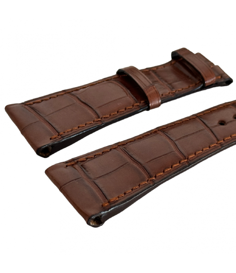 Girard-Perregaux dark brown watch leather strap 24mm