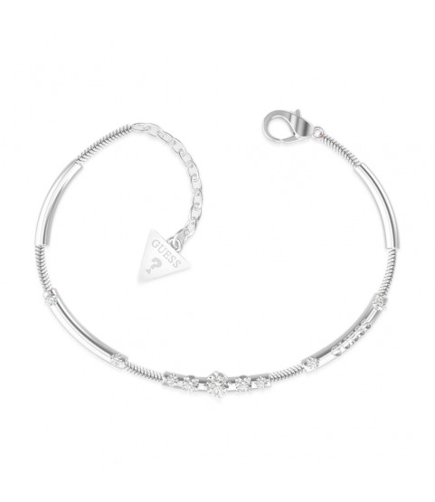 Guess women's bracelet with white zircons JUBB01407JWRHS