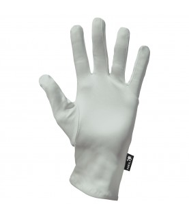 Heli presentation gloves, microfiber, silver-gray, size L, 1 pair