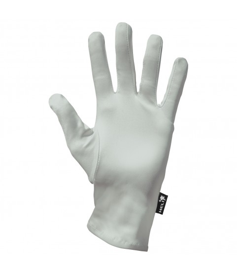 Heli presentation gloves, microfiber, silver-gray, size L, 1 pair