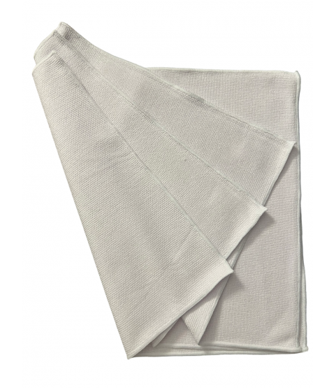 Buzzufy Microfiber High Performance Polishing Cloths – 3 PACK Premium Quality Cloth for Cleaning & Polishing – Lint-Free, Streak-Free for Cars, Household, Watches & Jewelry, Silver, Gold, Stainless Steel, 32 cm x 36 cm, White