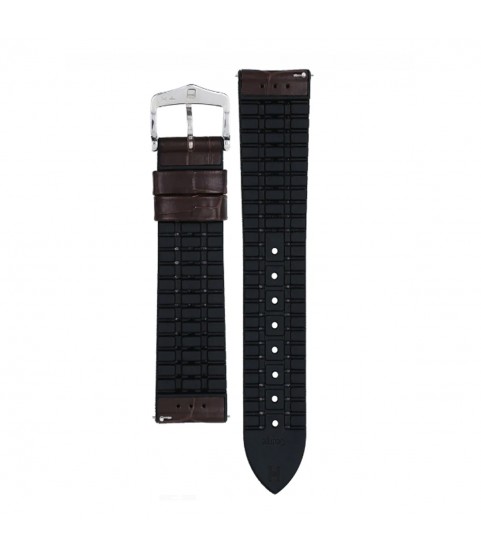 Hirsch George L dark brown calf leather watch strap 22 mm 0925128010-2-22 Hirsch George L dark brown calf leather watch strap 22 mm 0925128010-2-22