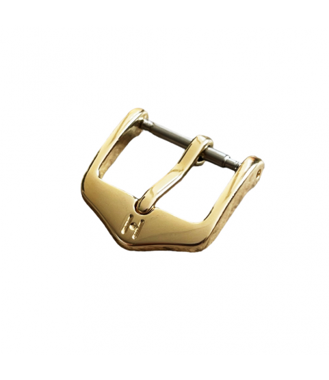 Hirsch gold tone buckle for watch strap 16mm