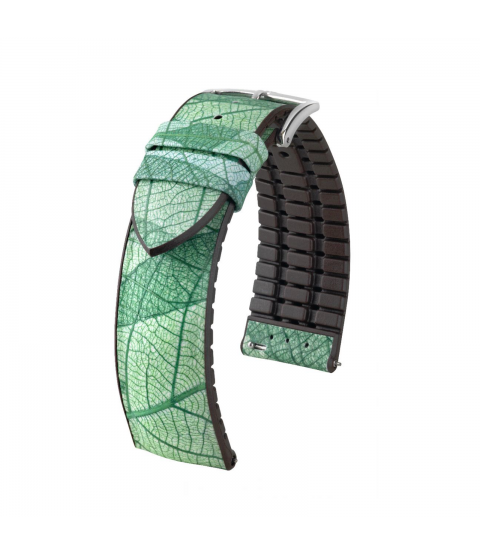 Hirsch Leaf green watch strap 20 mm 0921046040-2-20