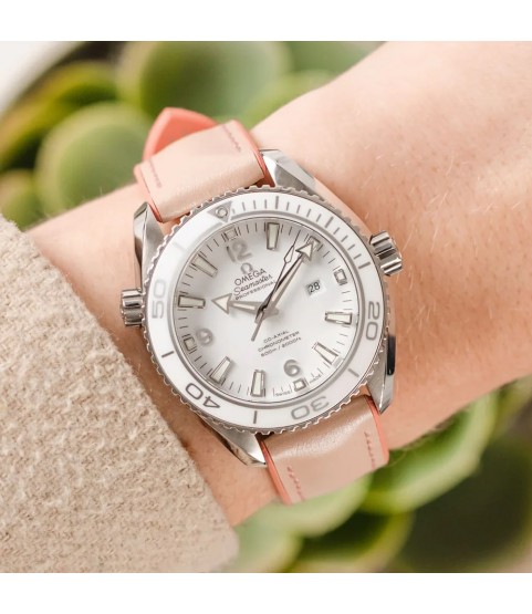 Hirsch LINDSEY light pink, rose ladies leather & rubber watch strap 18mm 0922302122-2-18 Hirsch LINDSEY light pink, rose ladies leather & rubber watch strap 18mm 0922302122-2-18