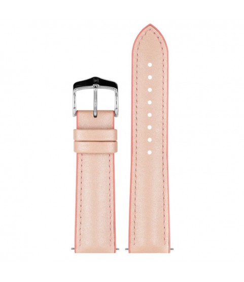 Hirsch LINDSEY light pink, rose ladies leather & rubber watch strap 18mm 0922302122-2-18 Hirsch LINDSEY light pink, rose ladies leather & rubber watch strap 18mm 0922302122-2-18
