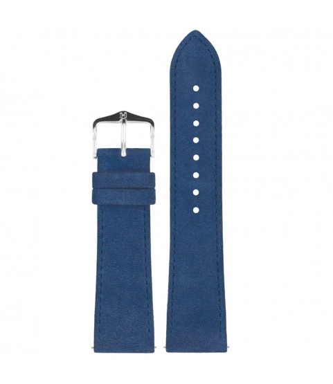 Hirsch Osiris Nubuk blue calf leather watch strap, 20 mm, 03433080-2-20 Hirsch Osiris Nubuk blue calf leather watch strap, 20 mm, 03433080-2-20