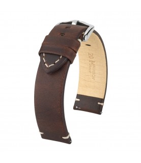 Hirsch Ranger genuine Calf leather watch strap 18 mm 05402010-2-18