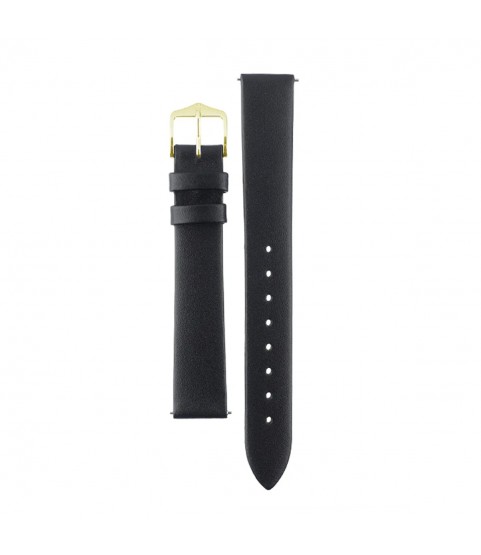 Hirsch Toronto L black calf leather watch strap 19 mm 03702050-1-19 Hirsch Toronto L black calf leather watch strap 19 mm 03702050-1-19