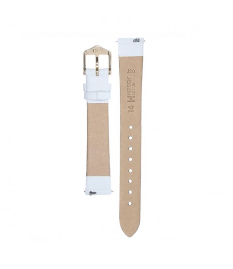 Hirsch Toronto M white calf leather watch strap 16 mm 03702100-1-16 Hirsch Toronto M white calf leather watch strap 16 mm 03702100-1-16