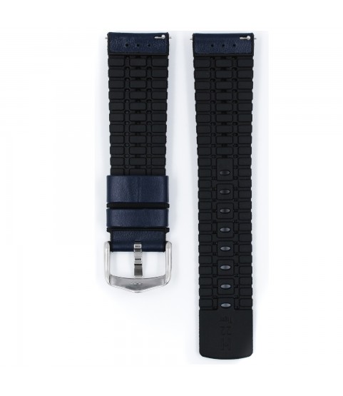 Hirsch watch leather strap TIGER L blue 20mm 0915075080-2-20 Hirsch watch leather strap TIGER L blue 20mm 0915075080-2-20