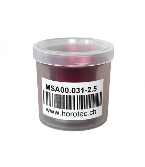 Horotec MSA 00.031-2.5 Eyeglass Loupe in Anodised Red Aluminium with Screwed Ring